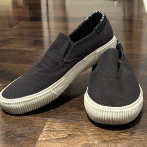 ALLSAINTS Manny_Black Slip On Men's US 9 EU42 sneakers fit on small side